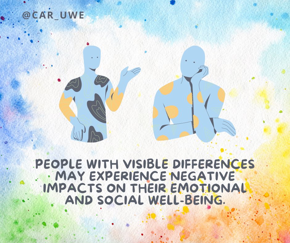 CAR_UWE's tweet photo. 🥁 Next up in our #PhD series, we introduce @clareclement1. The @tidesstudy will be developing a new way of identifying the 💫 support needs 💫 of people with a condition or injury that affects their appearance #visibledifference #VTCTFoundation https://t.co/NFHZ4o4gAy