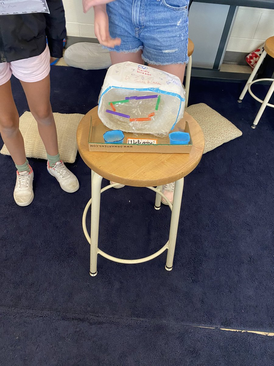 DrewESAP's tweet photo. In Mr. Mooney’s class, students got creative with Earth Day recycling projects. They made a Hanging Flower Pot, Bird friendly bird house, Car bolt hybrid transporter and Rotating pencil holder @ilanacarr715 @jmooney45 @Celebrate7Locks https://t.co/WtwXqEXH55
