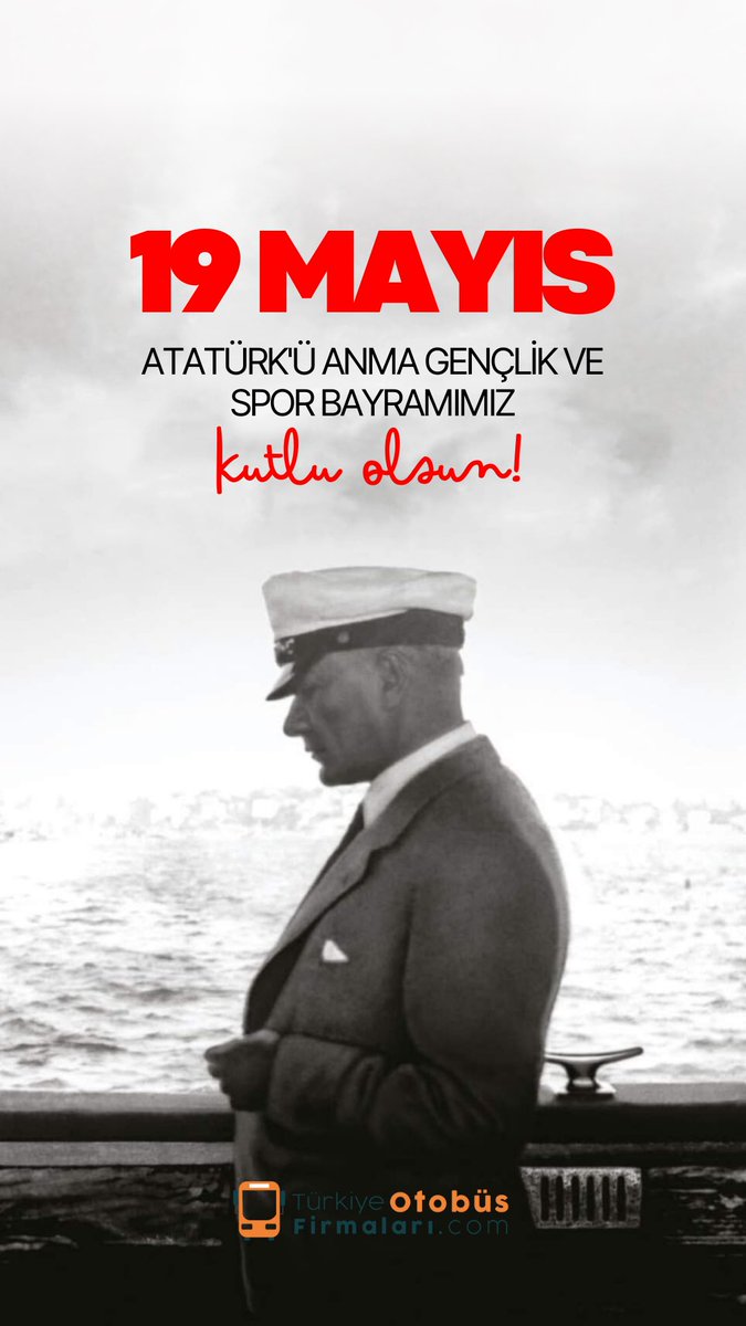 TurkiyeOtobus's tweet photo. “19 Mayıs’ı büyük bir gururla kutluyor, gençlerimize cesaret, özgüven ve ilham dolu bir gelecek temenni ediyorum. Gençlik ve Spor Bayramı’nız kutlu olsun!” https://t.co/i44MeSnfWF