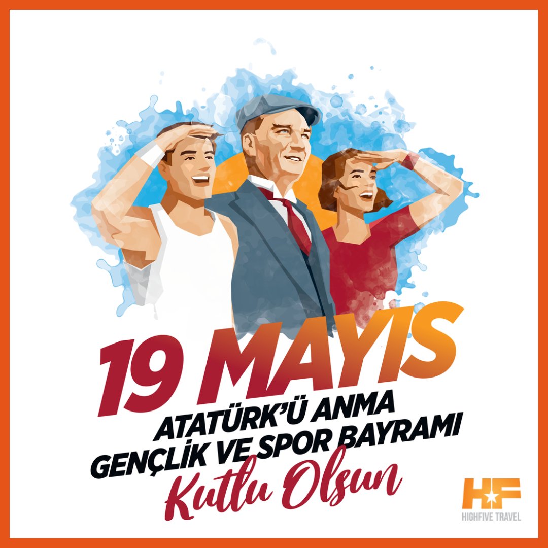 #19Mayıs Atatürk’ü Anma, Gençlik ve Spor Bayramı kutlu olsun. 🇹🇷

#19MAYIS1919 #19MayısGenclikveSporBayramı
