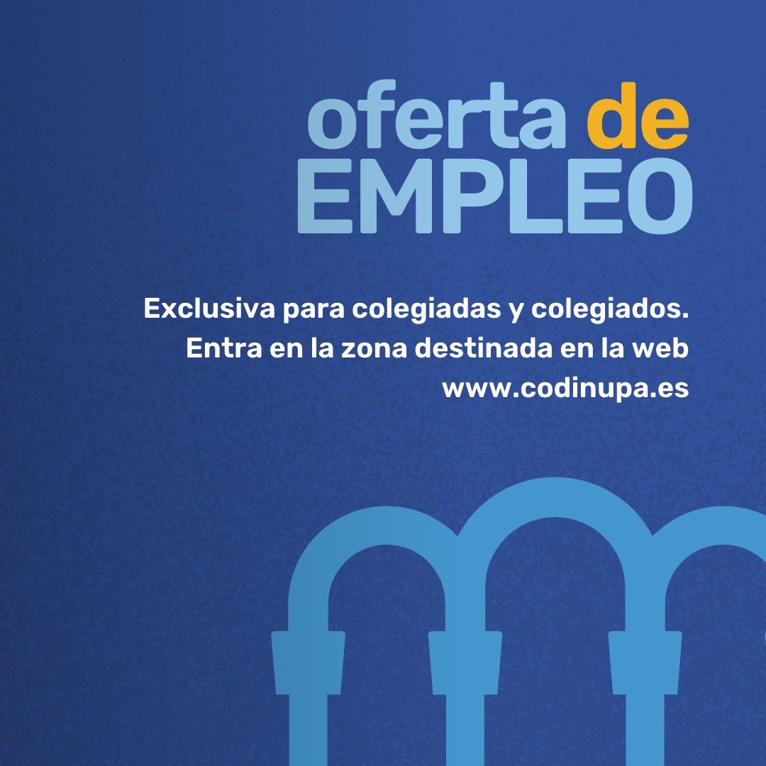 Nueva oferta de empleo disponible para nuestras/os colegiados.
Entra en la zona destinada en la web para más información.