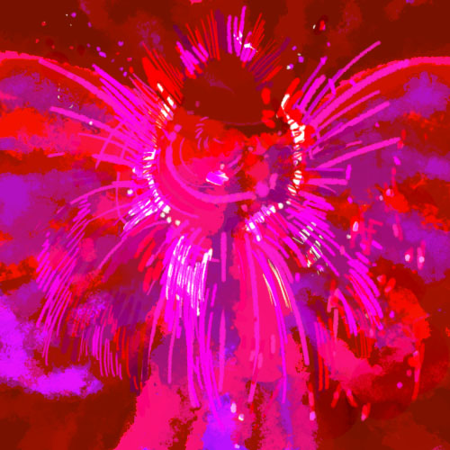 MochaKimono's tweet photo. QRT with your pink art! https://t.co/JuIM0PMzSA