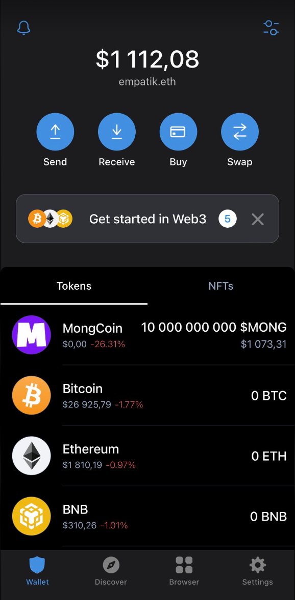 empatik's tweet photo. 🚨 I JUST BOUGHT ANOTHER 10 000 000 000 $MONG AND I WILL KEEP BUYING!

Look, I don't care #Kucoin didn't list Mong today, their loss. Our volume is bigger than those other shitcoins, so they will list it soon or later anyway. What I believe is the community, the project, devs and the whole #MONGARMY !!!

I worked at #Binance for the last two years and trust me. If I believe in some project, it is with my whole spirit. I am here to stay. #MONG is here to STAY!

Like, retweet, comment with MONG, let's follow each other, let's make #MONGMOB fuckin BIG!

@crypto_bitlord7 @mong_coin @mongs_nft #MONGCHAIN #MongLife #MONGMEME