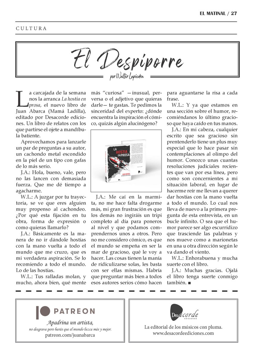 Desacorde Ediciones tweet media