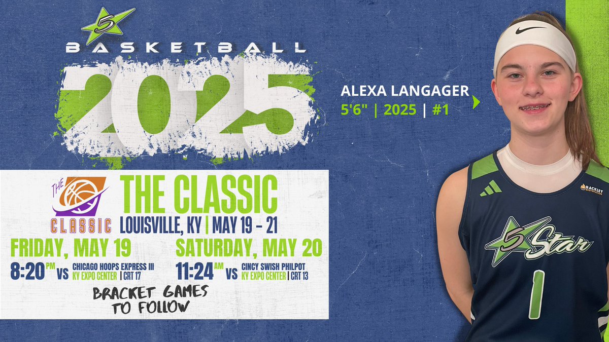 AlexaLangager's tweet photo. Exited to play in Louisville this weekend @FiveStar_BB https://t.co/rR0QEZv94s