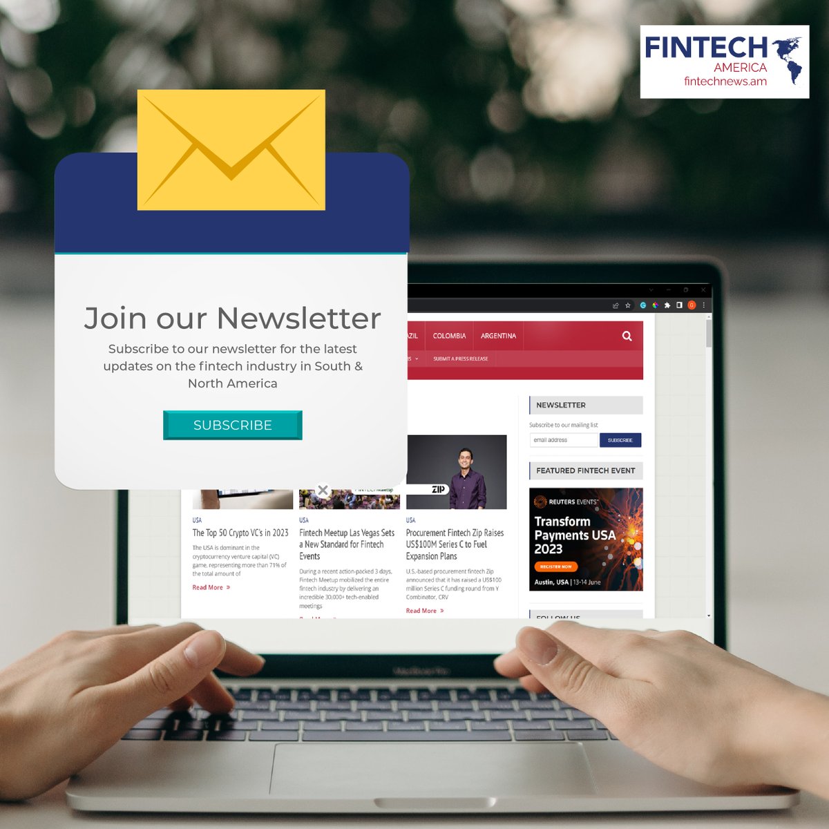 FintechnewsUSA's tweet photo. Stay informed about the Fintech North and South America market! Subscribe to our #fintech news America Newsletter for the latest updates, trends, and insights: https://t.co/dlsNZsaS9L
#FintechUpdates #FintechTrends #FintechInsights #AmericasFintech https://t.co/mQXUlBdlTg