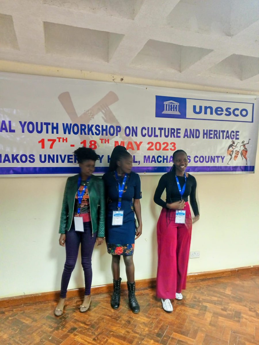 KisumuPY's tweet photo. We were represented by @jackline_oyoo in the just concluded 2 day National Youth Workshop on  Culture and Heritage for Sustainable Peace with youth drawn from the 47 counties courtesy of @UNESCO at Machakos University Hotel in Machakos County. https://t.co/0ZPzK2zKW1