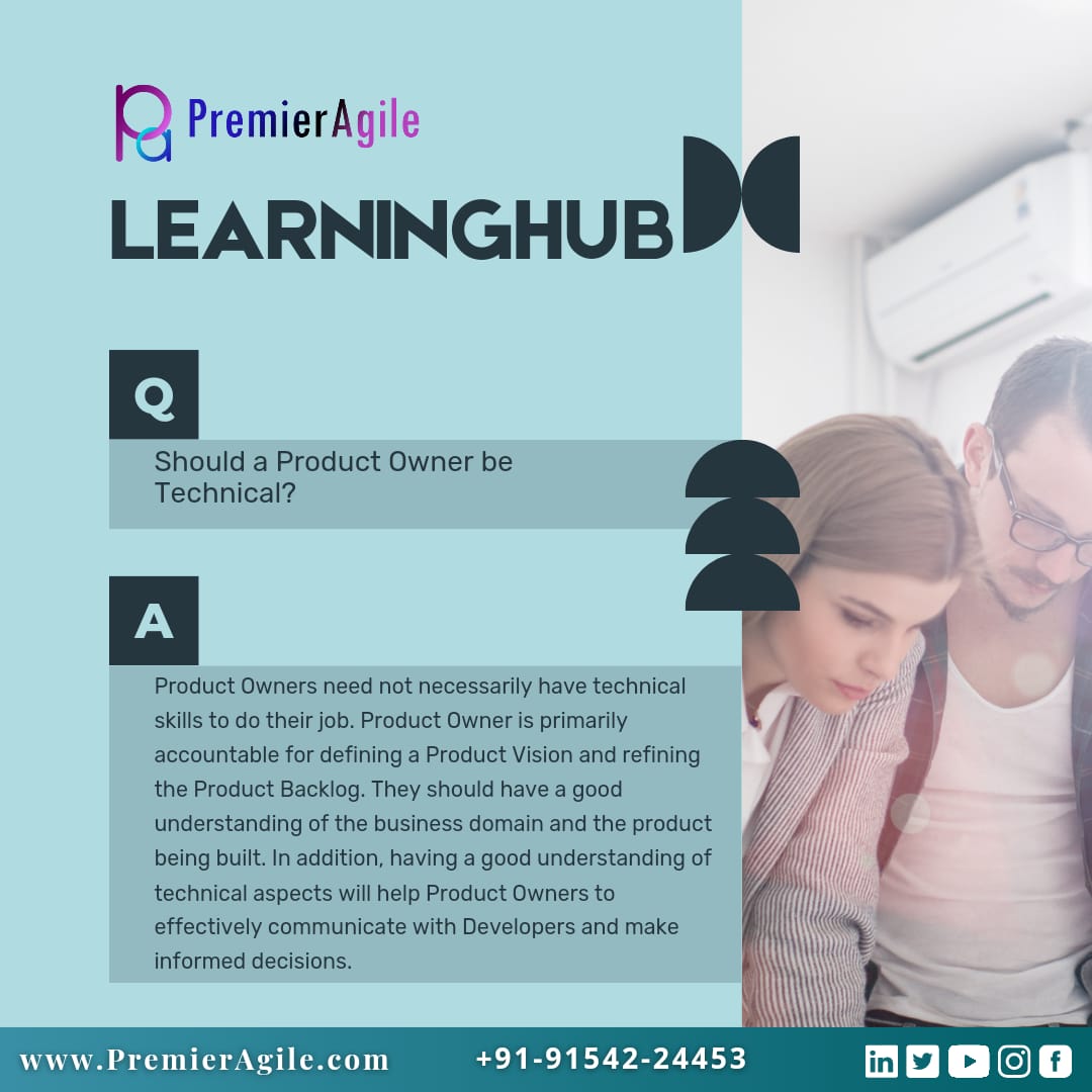 Exciting News! 
Introducing PremierAgile LearningHub - Your Ultimate Agile Knowledge Hub! 🎓
We're here to provide you with the answers you've been seeking! Follow us to stay updated on the latest posts featuring the most asked questions and doubts surrounding Agile methodologies