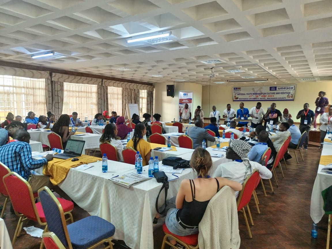KisumuPY's tweet photo. We were represented by @jackline_oyoo in the just concluded 2 day National Youth Workshop on  Culture and Heritage for Sustainable Peace with youth drawn from the 47 counties courtesy of @UNESCO at Machakos University Hotel in Machakos County. https://t.co/0ZPzK2zKW1