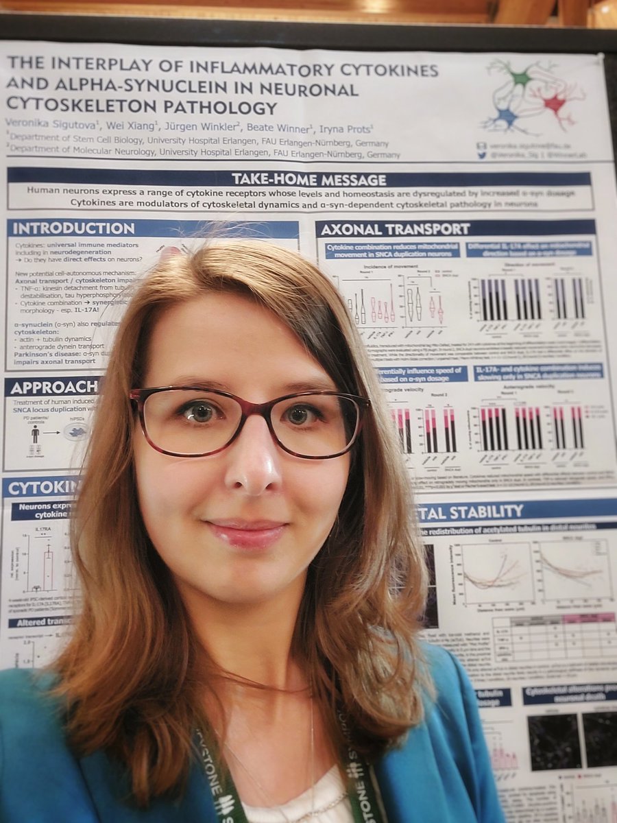 #KSNeuroimmune23: Had amazing conversations about my project on #cytokine effects on neuronal #cytoskeleton and their interactions with #alphasynuclein! Loving the open exchange of ideas here and honored that I could contribute.