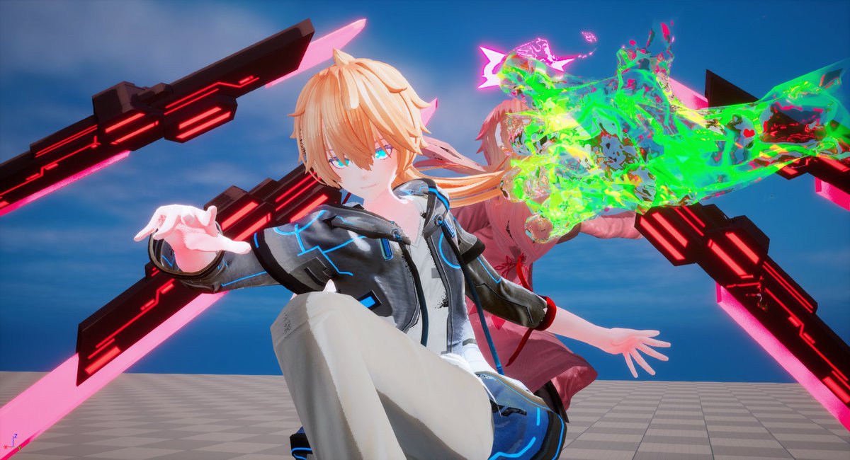 Sig_RS's tweet photo. Steamページ公開に向けて、キャラクターのルックの最終調整中... 終わったら新トレーラー収録します!
#UE5 #LinkRH #indiegame #indiedev https://t.co/C2mB8OuemY