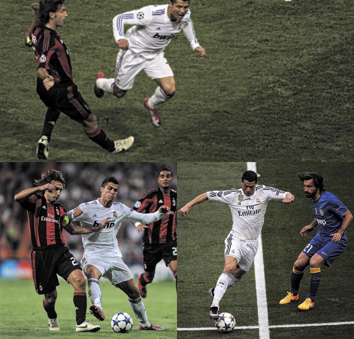 FrankKhalidUK's tweet photo. Andrea Pirlo: “If Cristiano Ronaldo scores a goal, they will say" why not two? ". If he scores a free kick, they will say that the wall was placed incorrectly. If he scores a penalty, they will say he only scores a penalty. It's the price you pay when you're the best player in the world.”