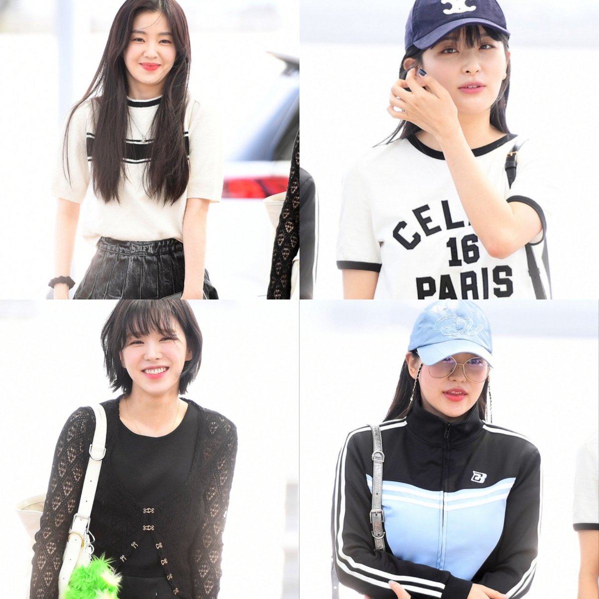 #IRENE, #SEULGI, #WENDY &amp; #YERI on their way to Jakarta 🇮🇩 , next stop for R to V World Tour! 

#RtoVinJAKARTA is scheduled tomorrow. Enjoy Indonesian Luvies! 💖 

Safe travels <a href="/RVsmtown/">Red Velvet</a> ✈️
Get well soon, #JOY 🥹💚

#RedVelvet4thConcert_RtoV