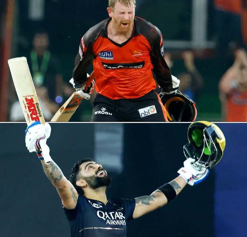 History created. Two century from two teams in same match. First time in #IPL #IPL2023 #ViratKohli #HENRYKLAASEN #RCB #SRH #RCBvsSRH #INDIASPORTCLUB