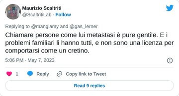gleyredaf's tweet photo. Concordo: la #scienza, la #realtà, ai tempi dei #social soprattutto, non si possono nascondere; non cadono nel dimenticatoio.

Chi è capace di essere un buon divulgatore si vede: nel vostro caso, anche tuo #Burioni, si vede bene la vostra totale assenza di competenza, di #etica. https://t.co/iq0ggxmYi9