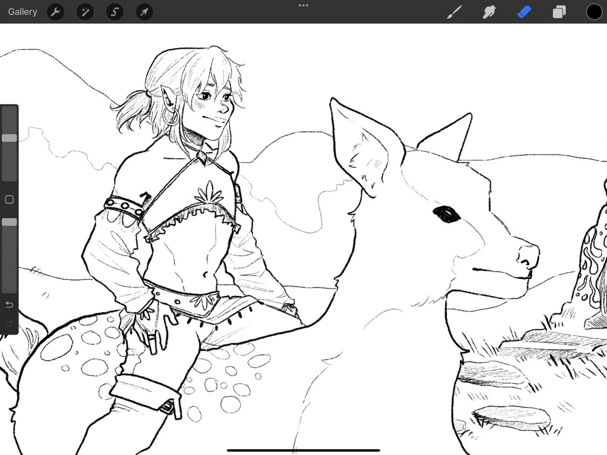 Arielagam's tweet photo. TOTK has consumed me body and soul…
here’s  a  wip  
#digitalart #BOTW https://t.co/LqLX2MczQg