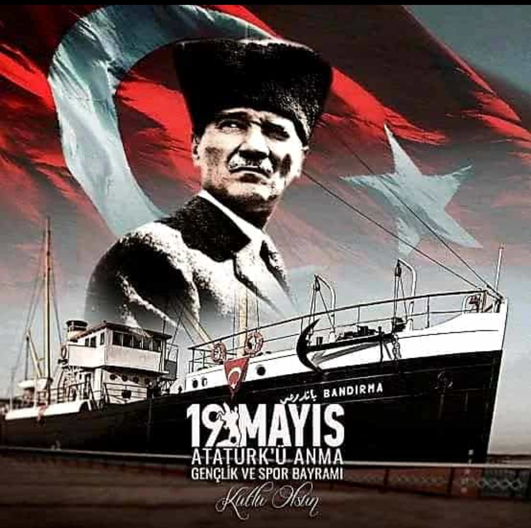 19 Mayıs Atatürk'ü Anma Gençlik ve Spor Bayramımız kutlu olsun. #19MayısGenclikveSporBayramı
