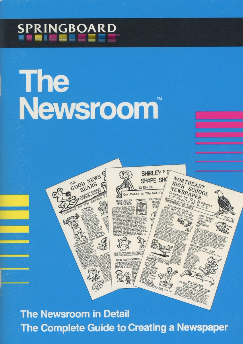 MAL_catalog's tweet photo. The Newsroom

Developer: Springboard Software
Year: 1984
https://t.co/TQKsyEHEBx https://t.co/pdbmwqAbOX