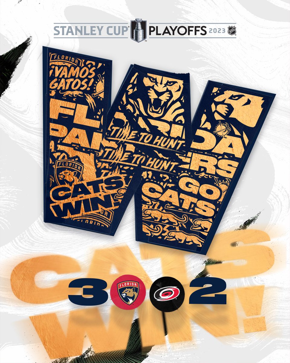 FlaPanthers's tweet image. IT IS 1:58 AM ET AND THE BOYS DID IT

🗣️ CATS WIN!!!!!!!!!!!!!!!!!!!!
