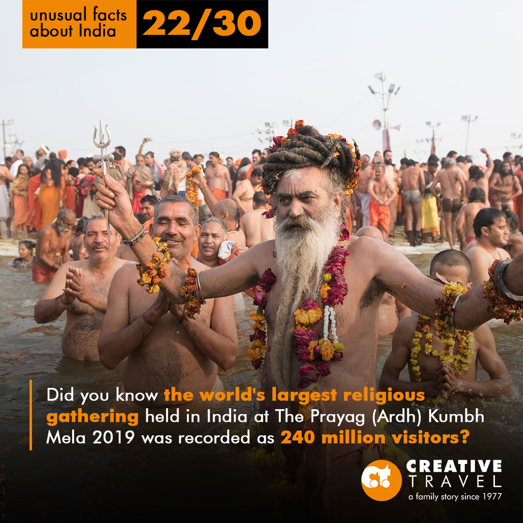 indiabycreative's tweet photo. The Ardh Kumbh Mela is a major Hindu pilgrimage festival that takes place in India. It is one of the largest religious gatherings in the world and is held every six years. https://t.co/qTJixX0yxd