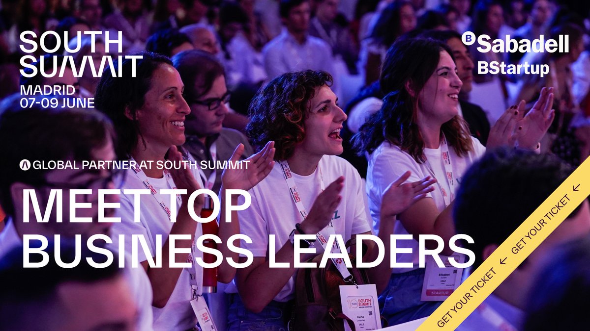 BStartup: 🚀¡Del 7 al 9 de junio vuelve #SouthSummit23!

Desde <a href="/BStartup/">BStartup</a> de <a href="/BancoSabadell/">Banco Sabadell</a> estaremos presentes, un año más, como #GlobalPartner esta gran plataforma de innovación, conexión y emprendimiento. southsummit.co/es/ <a href="/south_summit/">South Summit</a>