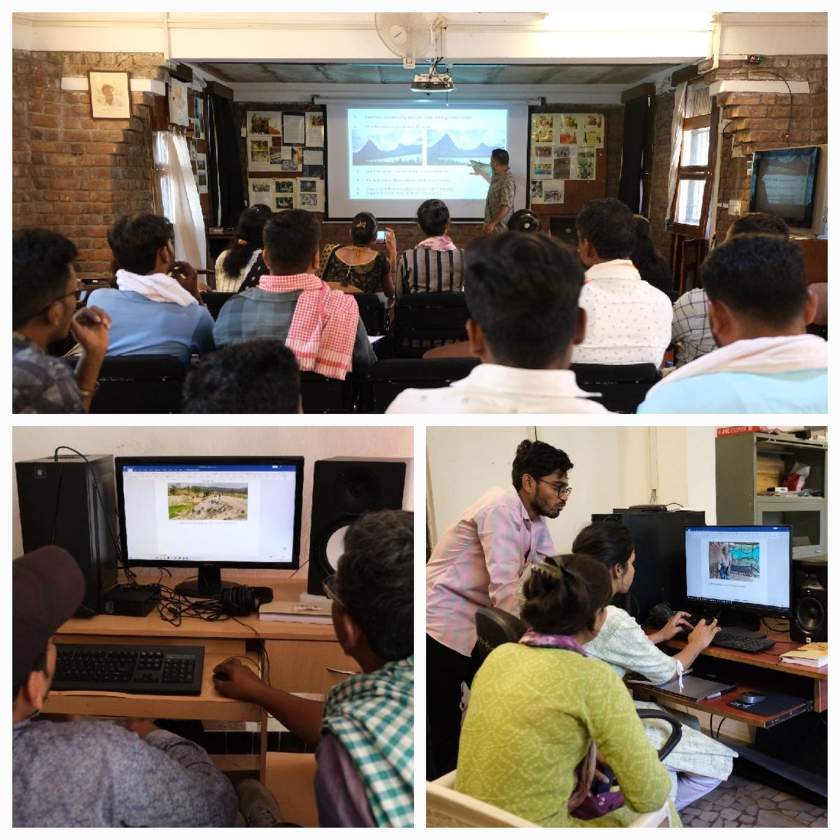 jigneshmistry98's tweet photo. Discussions with #grassroots #fieldworkers to understand #photojournalism #visualmethodologies is helping me in understanding #vision
@samajpragatisahayog #neemkheda village #MadhyaPradesh #ruraldevelopment #sustainable https://t.co/tBlI3nN6ET