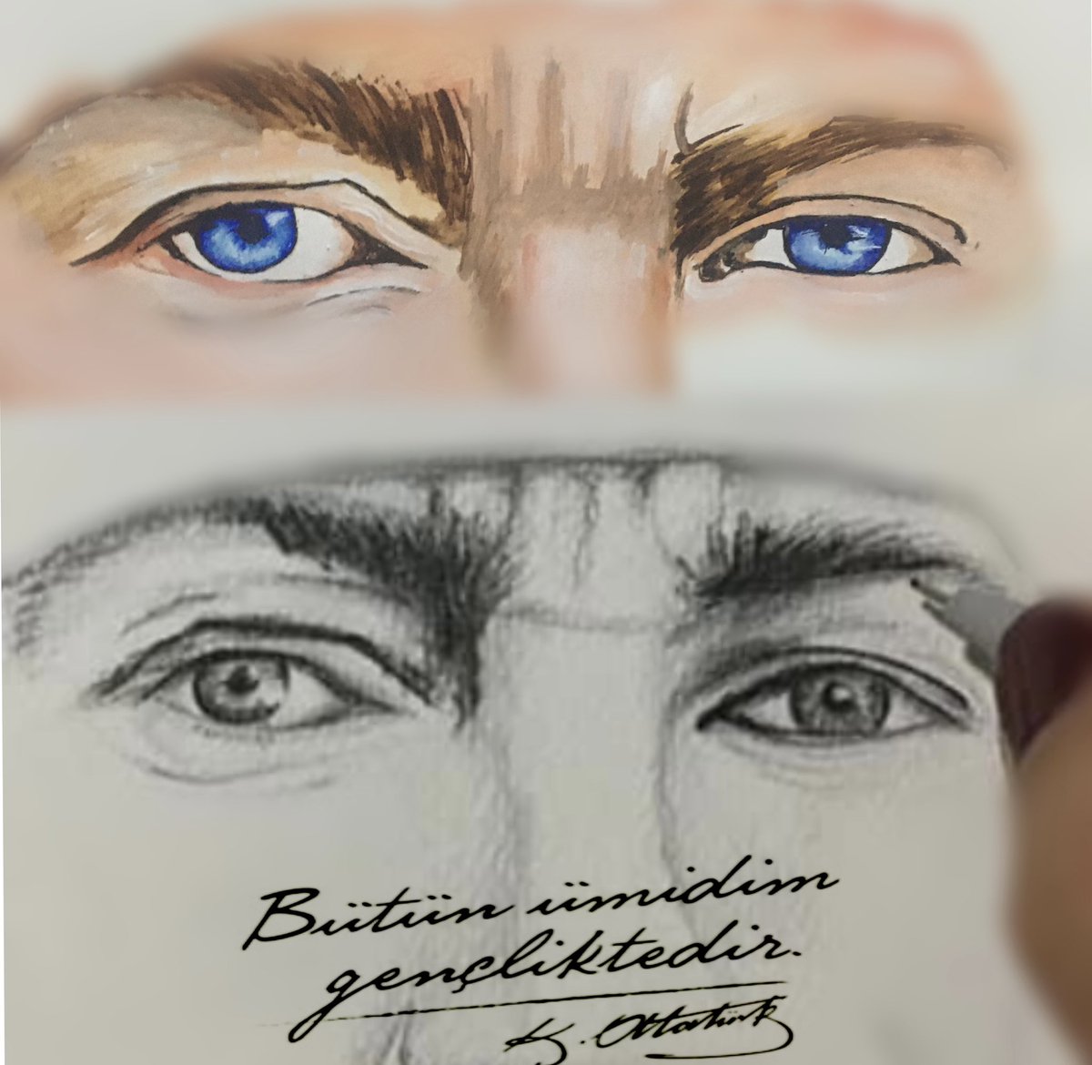 Büyün ümidim gençliktedir. #MustafaKemalAtatürk