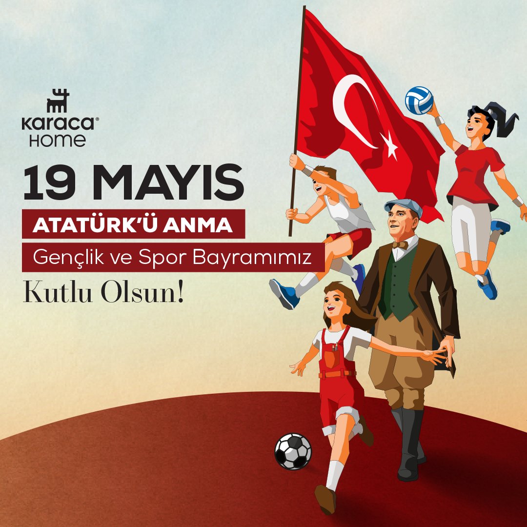 Gençlerimizin enerjisiyle aydınlanan 19 Mayıs Atatürk'ü Anma, Gençlik ve Spor Bayramımız kutlu olsun!