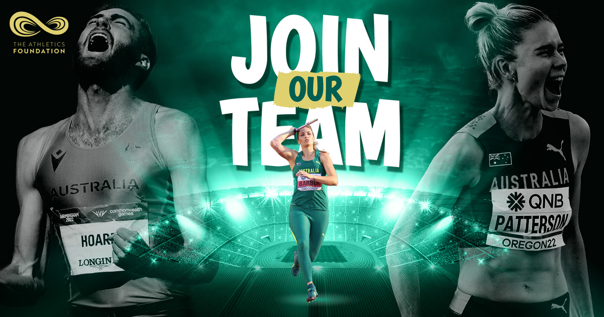 Australian athletics is undergoing a resurgence and you're invited to be a part of it.

As we enter a golden decade, your support has never been more crucial. Mark the end of the financial year with a tax-deductible donation to The Athletics Foundation. bit.ly/TAF-23
