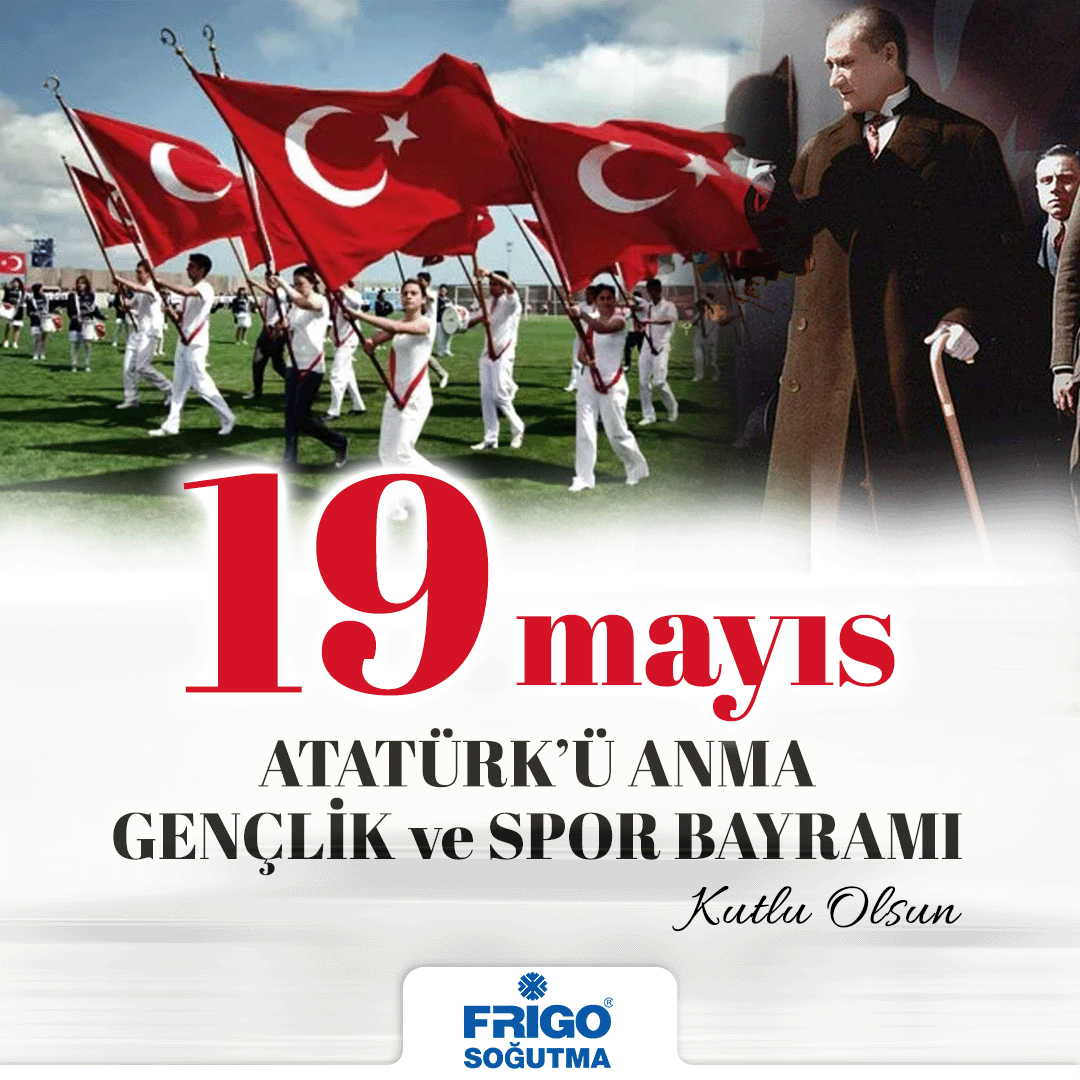 FrigoSogutma's tweet photo. #19Mayıs Atatürk'ü Anma, Gençlik ve Spor Bayramı'nı kutlu olsun!
Atatürk'ün Samsun'a çıkarak Milli Mücadele'yi başlatması, Türk gençliğinin geleceğe umutla bakma iradesini gösteren önemli bir adımdır.
Mustafa Kemal Atatürk'ün dediği gibi: “Bütün Ümidim Gençliktedir!” https://t.co/WEV33KaqQJ