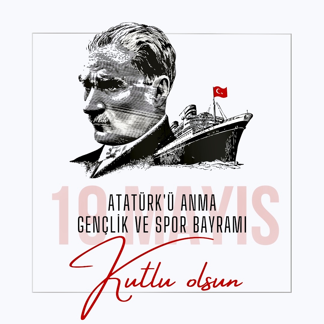Ey Türk Gençliği!
Birinci vazifen, Türk istiklâlini, Türk Cumhuriyeti'ni, ilelebet muhafaza ve müdafaa etmektir.
...

Ulu önder Mustafa Kemal Atatürk'ün Samsun'a çıkarak milli mücadeleyi başlattığı 19 Mayıs 1919 kutlu olsun.
#19MAYIS #19MayısGenclikveSporBayramı