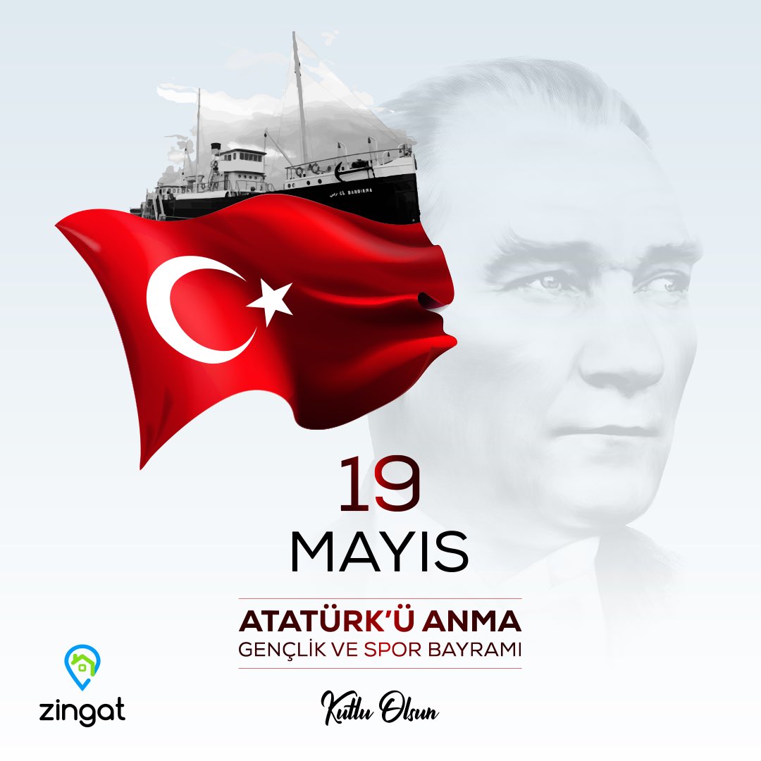 zingatcom's tweet photo. Gazi Mustafa Kemal Atatürk’ün dediği gibi; “Ey yükselen yeni nesil, gelecek sizindir. Cumhuriyet'i biz kurduk, O’nu yükseltecek ve sürdürecek olan sizlersiniz.”
 
19 Mayıs Atatürk'ü Anma, Gençlik ve Spor Bayramımız kutlu olsun!

#19MAYIS1919 #zingat https://t.co/E4gmgfwKUg