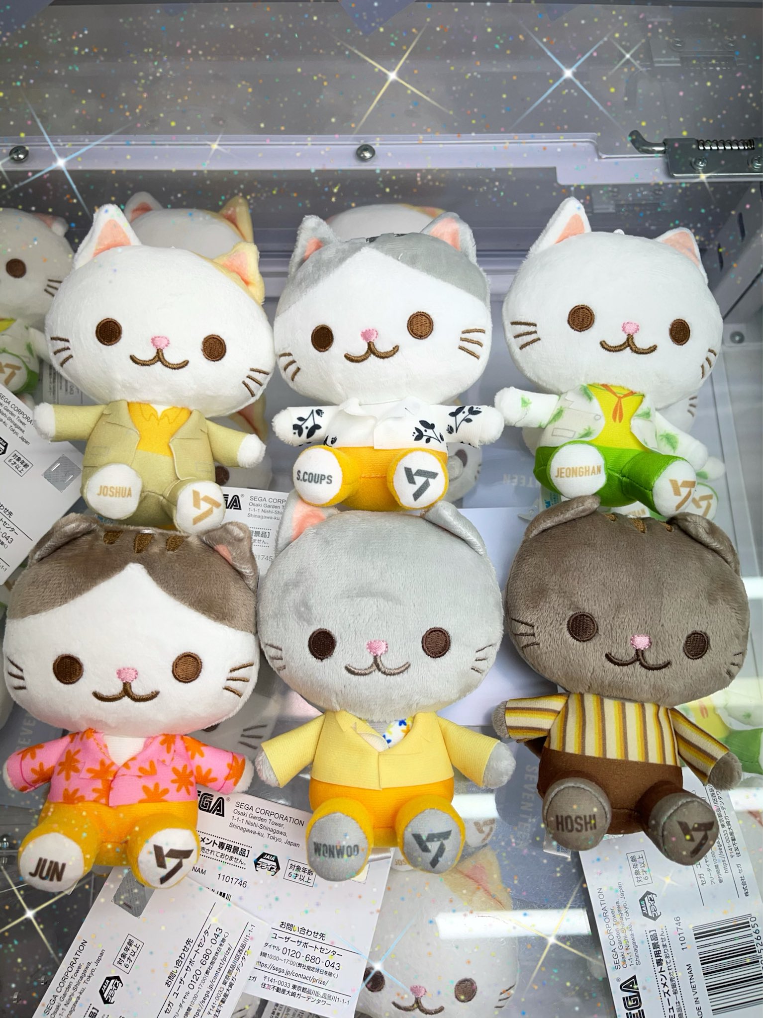 セブチ ANIMAL COORDY ミニぬいぐるみ SECTOR17 全13種