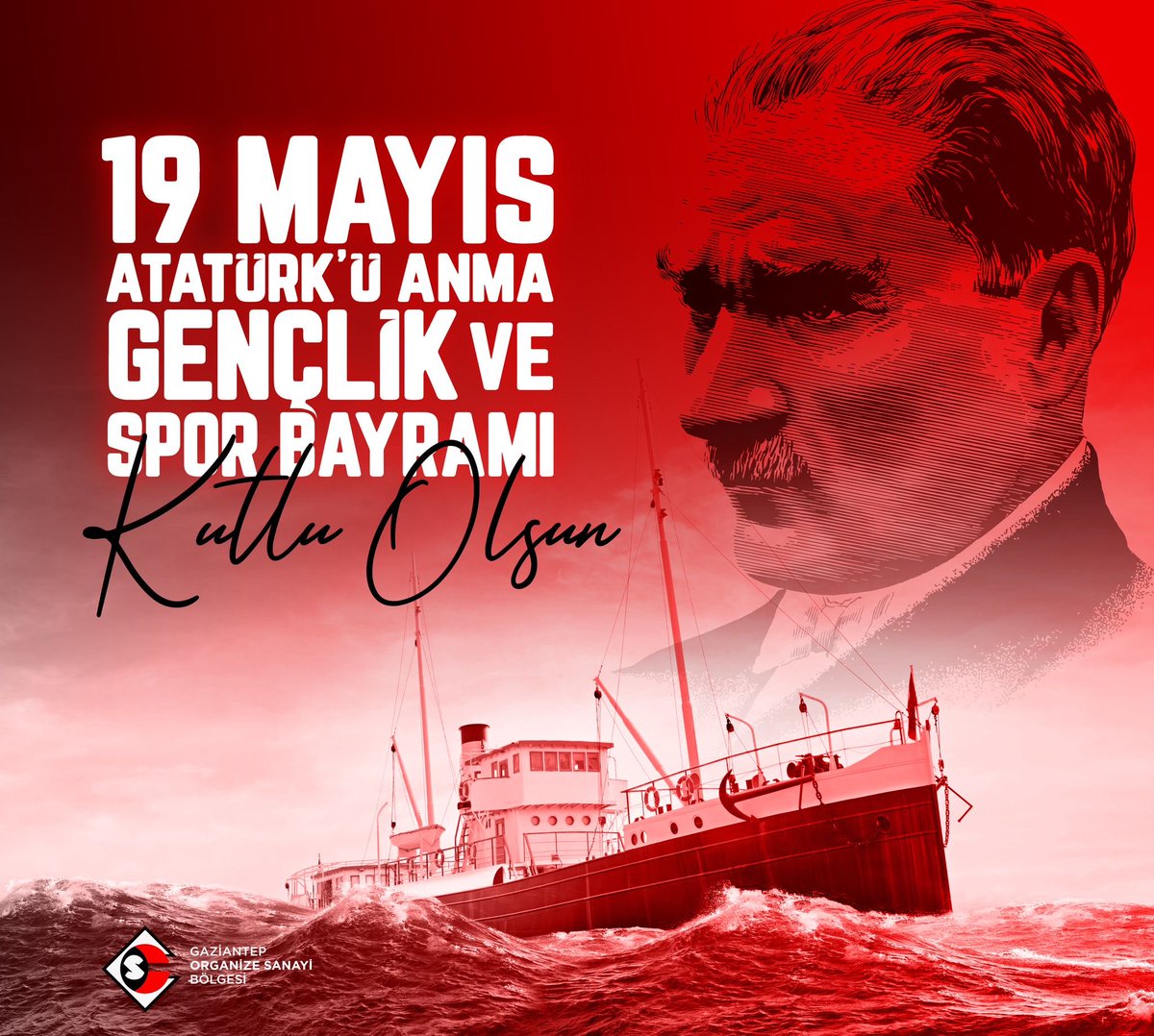 Bizlere büyük zaferler armağan eden büyük Önder Mustafa Kemal Atatürk ve silah arkadaşlarını bu önemli günde rahmet ve minnetle anıyor, 19 Mayıs Atatürkü Anma Gençlik ve Spor Bayramını kutluyorum.