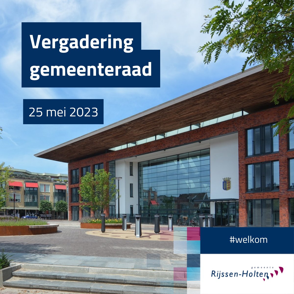 Op donderdag 25 mei om 19.30 vergadert de gemeenteraad weer. De agenda en de bijbehorende documenten en de livestream vind je op bit.ly/3OiGAGu 👈

#gemeenteraad