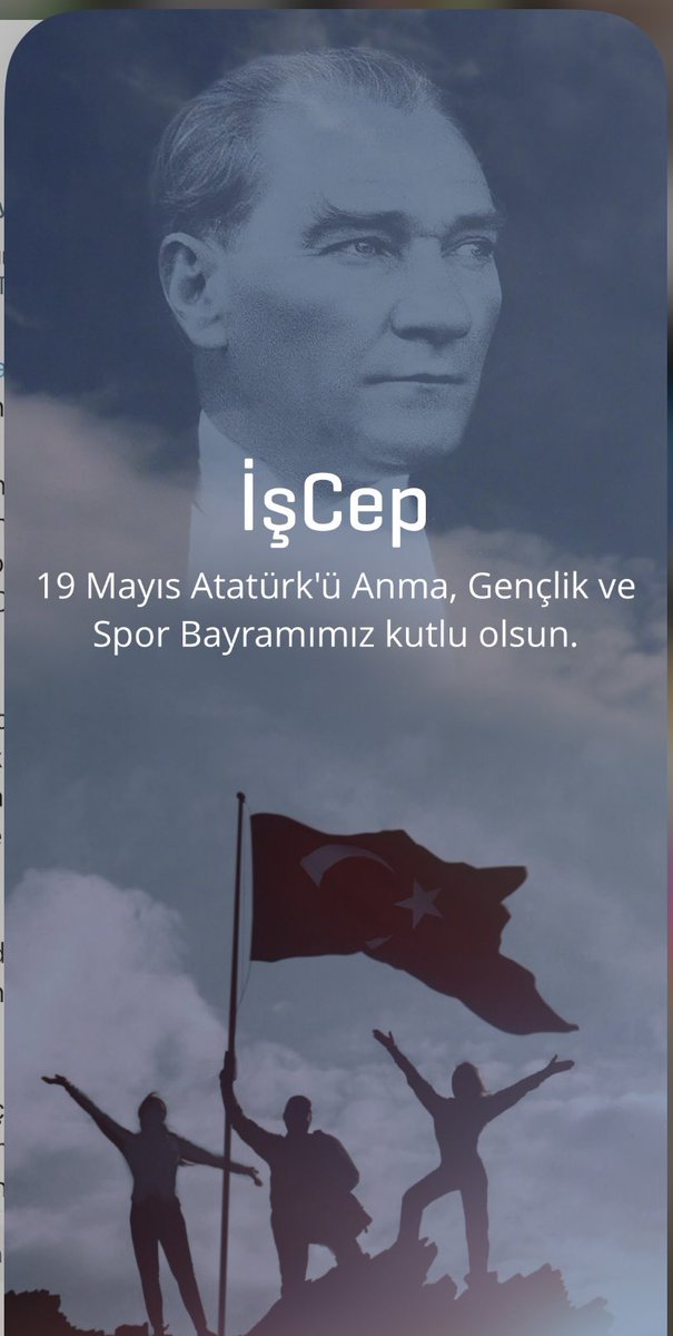 19 Mayıs Atatürk’ü Anma Gençlik ve Spor Bayramımız Kutlu olsun ..🇹🇷🇹🇷