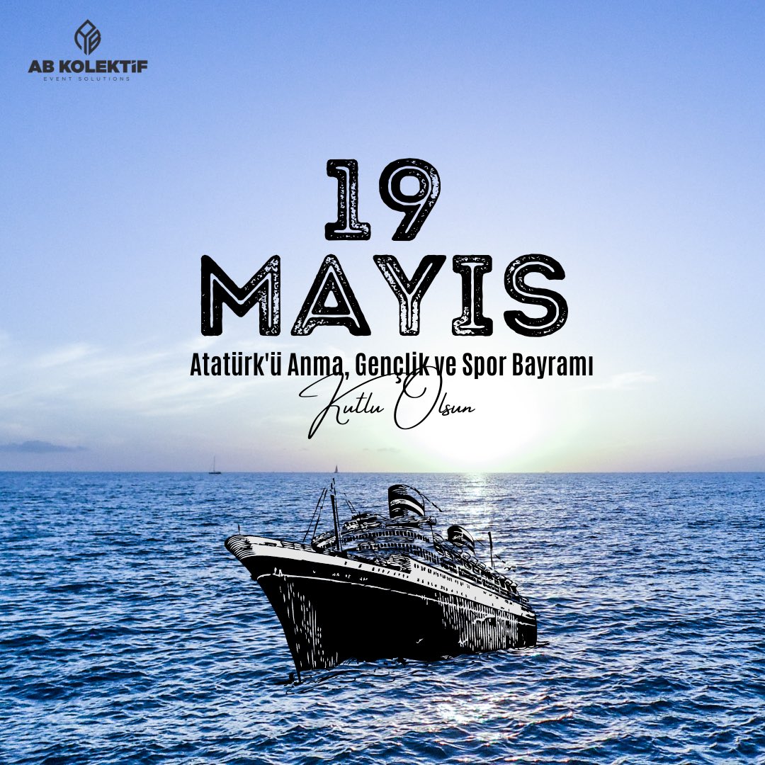19 Mayıs Atatürk’ü Anma, Gençlik ve Spor Bayramı’mız kutlu olsun… 🇹🇷