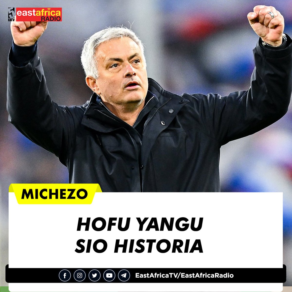 #MICHEZO Baada ya klabu ya Roma kuingia fainali ya Europa ligue kocha wa Roma, Jose Mourinho amefunguka kuwa hofu yake sio kuweka histori katika klabu hiyo.