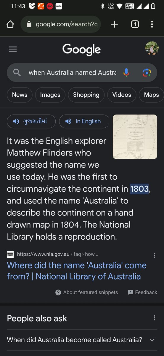 IndianMcCarthy's tweet photo. @MichaelACT123 @rudrabhoj You cant show me Australia in that map, because you were no one in 1803....funny that you say that motherfu**er https://t.co/RTVZQiwf1g