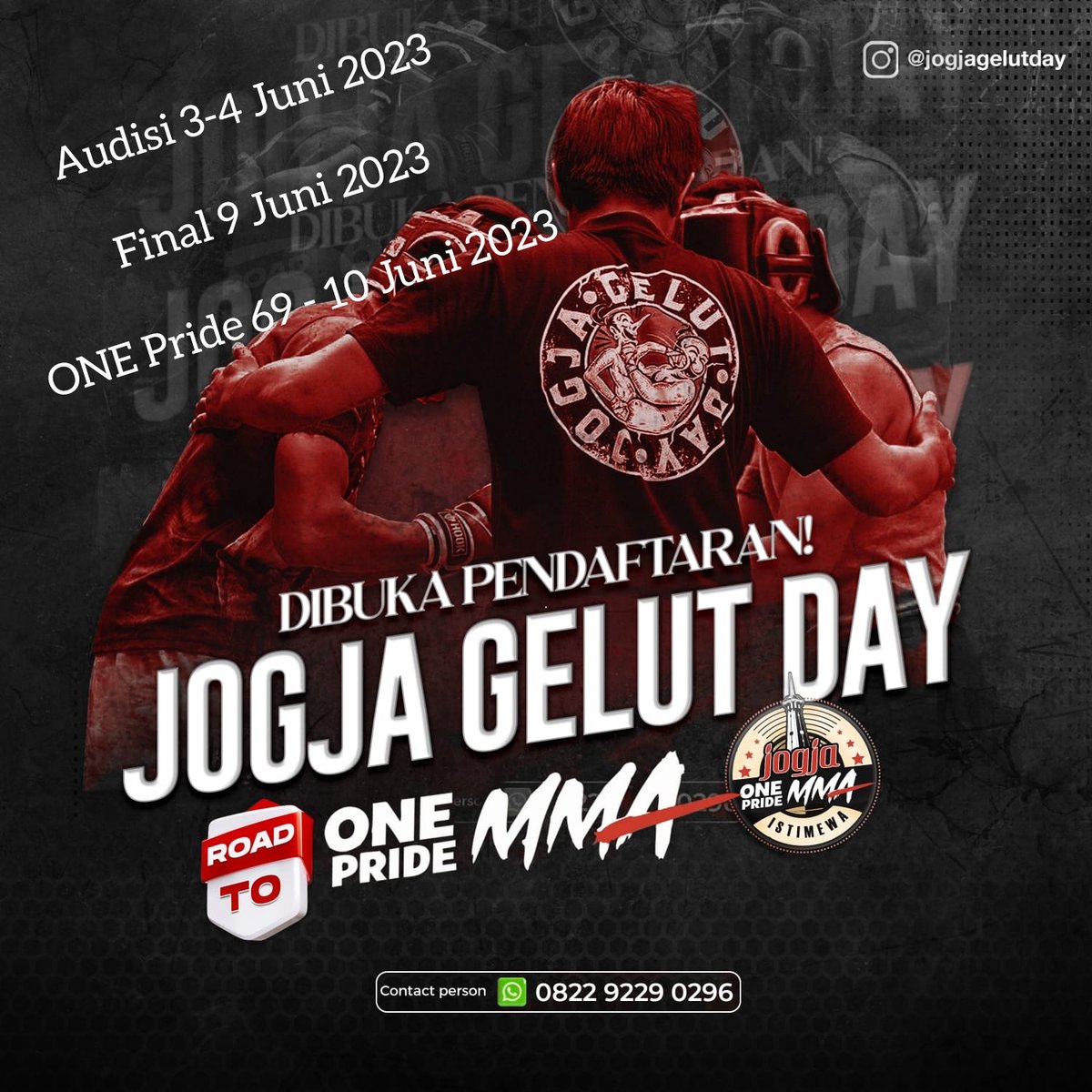 viperMMA_Team's tweet photo. Pendaftaran peserta sampai 25 Mei 2023
#jogjagelut
#jogjaonepride
#OnePride https://t.co/E9E0fgie9Z