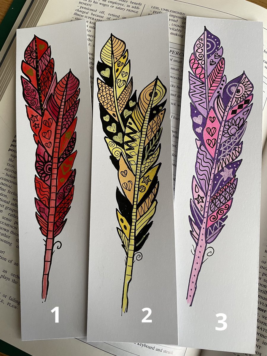 Morning #EarlyBiz Each of my bookmarks is hand painted. Would make a beautiful thank you gift for teachers 📚 sueosullivan.com/gallery?Catego… #TeacherAppreciation #MHHSBD