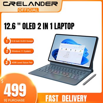 Seller9991's tweet photo. CRELANDER 2 in 1 Notebook 12.6 Inch OLED Intel Celeron N5100 DDR4 8GB RAM Windows 11 Tablet Pc Touch Screen Laptop Computer
Original price: USD 892.74
Now price: USD 517.79
Click&Buy :https://t.co/xHhZgftyZp
#windows11Tablet, #tablet, #pleaseRT https://t.co/2Z44ADibxp