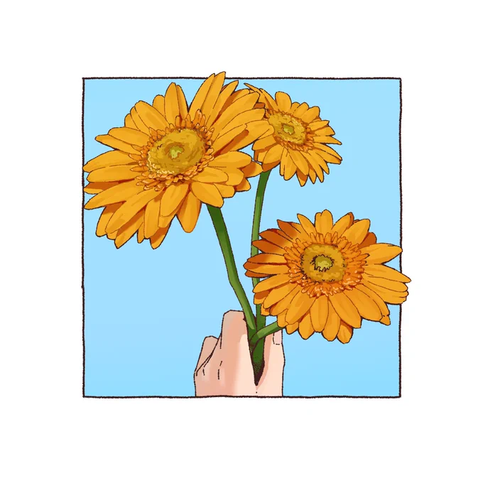 花練習  #スケッチ