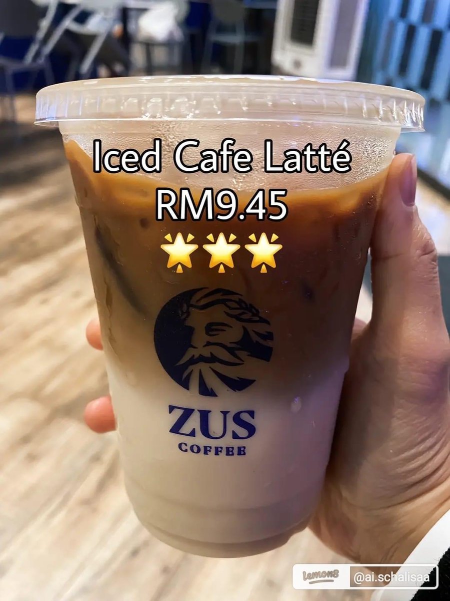 RajaCuti's tweet photo. Recommendations untuk Zus Coffee! Nampak menggoda ye semua 🤤
kredit ai.schalisaa
#rc #rajacuti #viral #rcyumlicious #rclocalsecret #zuscoffee #menu #topdrinks #topmenu https://t.co/bJ83YcTG1n