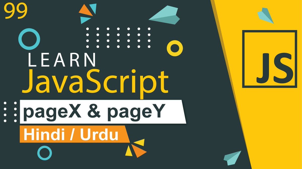 YooBabaa's tweet photo. JavaScript pageX &amp; pageY Tutorial in Hindi / Urdu
https://t.co/RBmNopCD4z

#javascript #webdevelopment #webdesign #yahoobaba https://t.co/7kv4uPM2JY