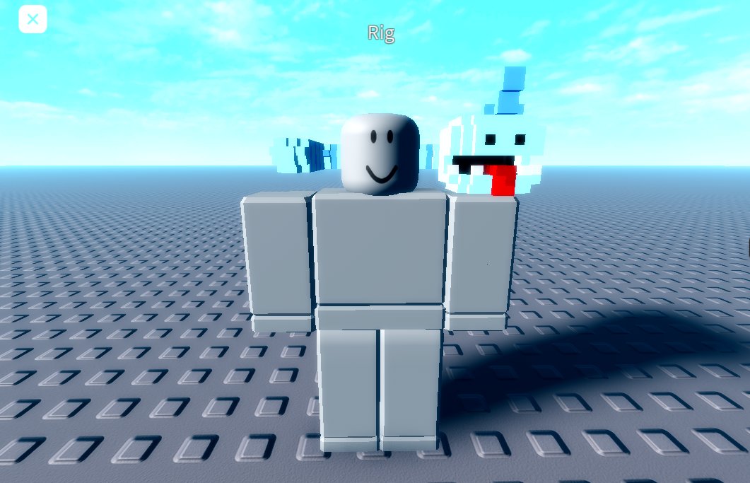 Ciyelent's tweet photo. Roblox UGC Concept - Ghost Worm shoulder buddy 
#roblox #pixelart https://t.co/rVkkMj1NRq