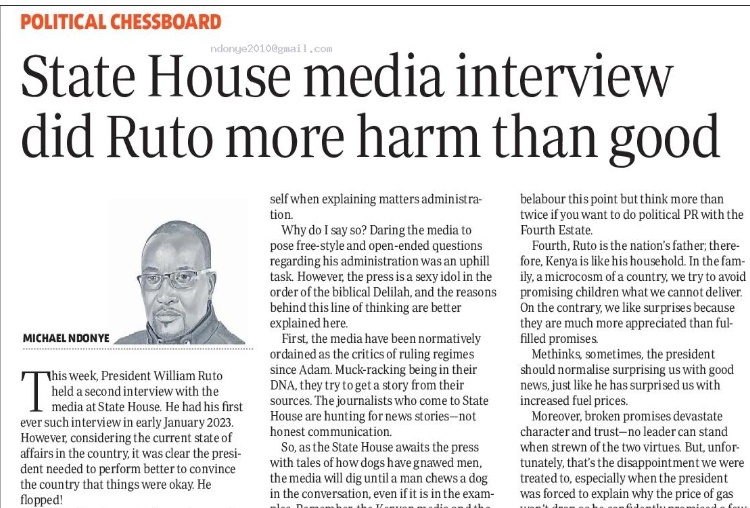 Whenever the State House calls the scribes for an interview, the news will be sweeter if they have the president confused, emotional and out of his mind. Since work speaks louder than words, let the results of this government talk, if any! Don't keep daring media itawaramba!💯🌹