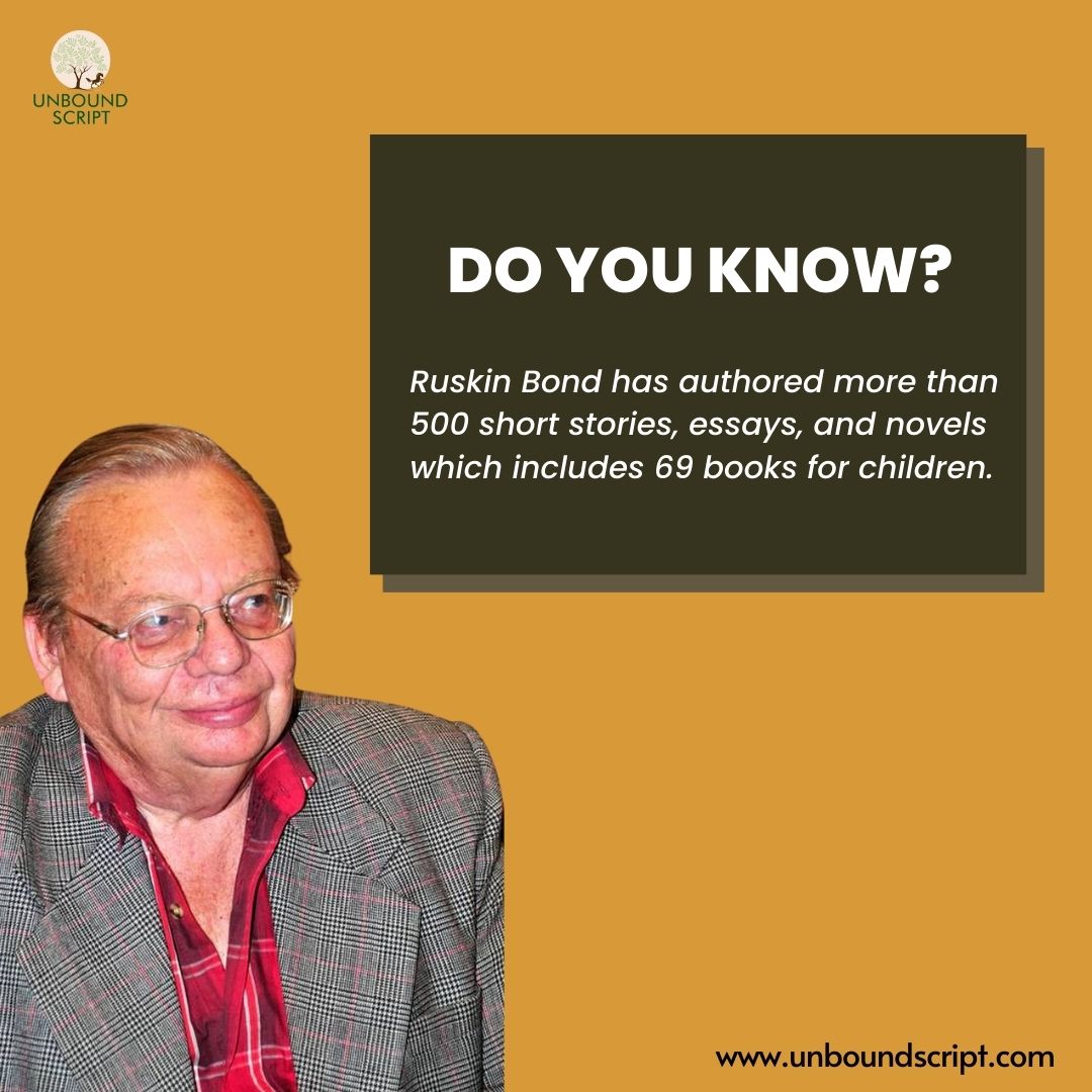 UnboundScript's tweet photo. Kid's greatest author, Ruskin Bond!

@RuskinBondIndia
#WeAreUnboundScript #ruskinbond #ruskinbondbooks #bookshelf #blogger #bloggersofinstagram #bookworm #booklover #blueumbrella #bookstagram #bookaholic #indianbooks #reading #bookclub https://t.co/wOTfW6eDme