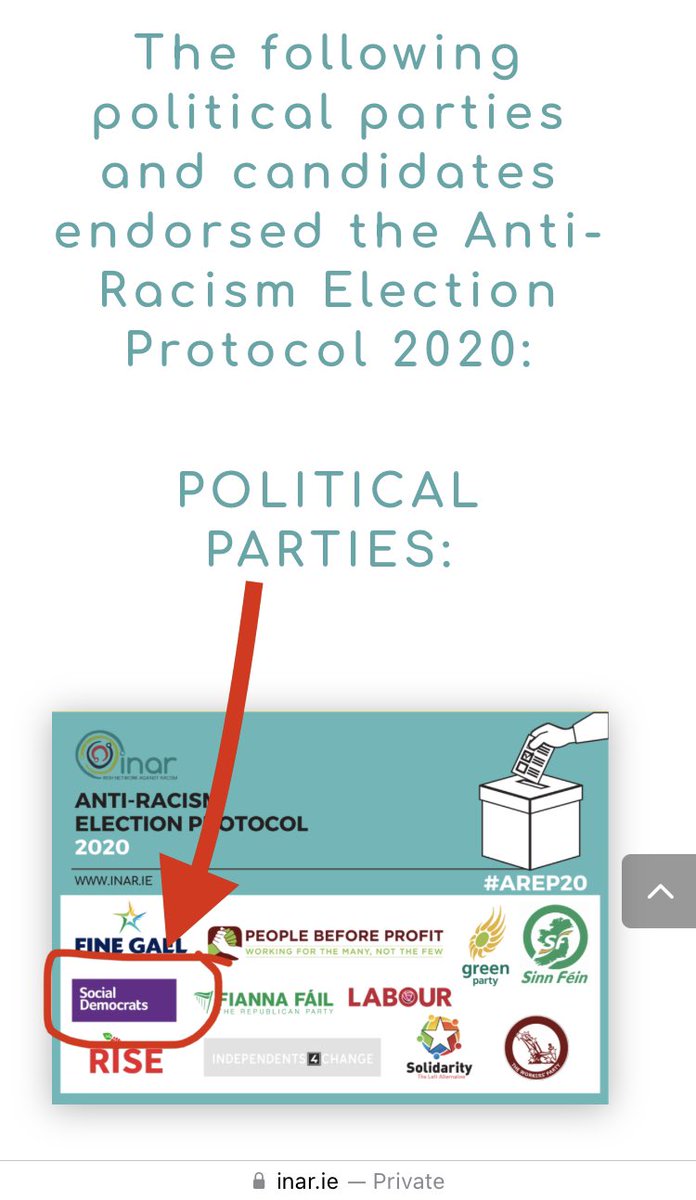 Hello @INARIreland @ShaneOCurry1,

Please downrank @HollyCairnsTD and @SocDems on your racism league tables please.