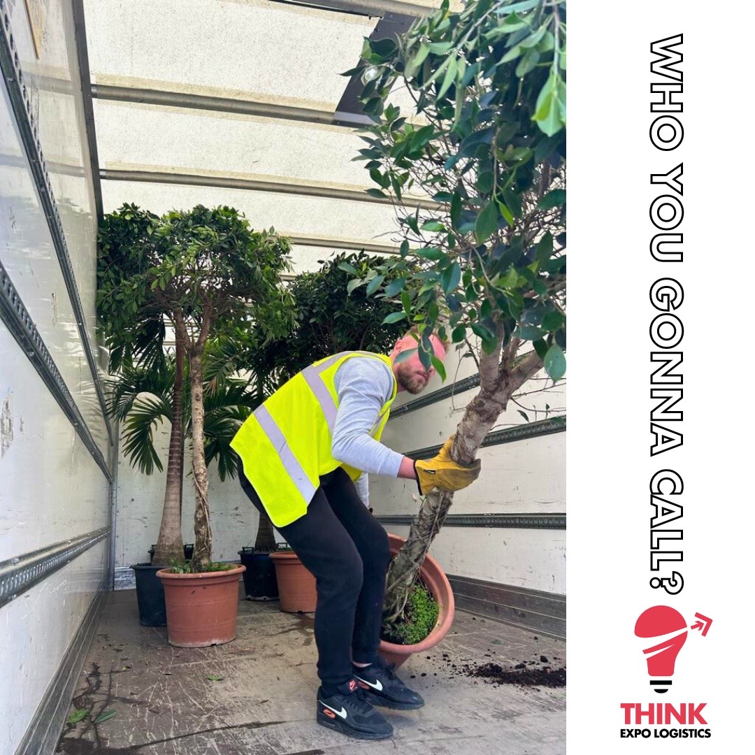 If we can, we will! 🚛 💪🏼 
This rush job to move living trees for the #EuroLensSummit at CVP was completed by TEL yesterday! 

We’re on hand to help with event freight, big or small. 

What’s a live event without some live greenery.🌿

hello@thinkexpologistics.com
#eventlogistics